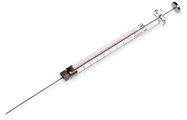 Hamilton 25 μl, Modell 1702 RN-S Spritze, 22s Gauge, 51 mm, point style 2, max. Druck 1000 psig (68.9 bar), max. Temperatur 115°C / 239°F, mit 