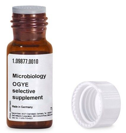 Merck OGYE-selectiv-supplement for making 5 l OGY-Agar, 10 pc
