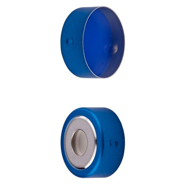 Microsolv Headspace Crimp Cap blue, magnetic, 20 mm, with Sil/PTFE Septa, SPME-Style, Thick, 100 pc/PAK