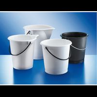 Eimer, PE, weiß, 15 Liter mit Ausguss, säurefester Bügel, alte Nr.: KA61070589