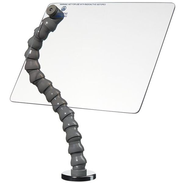 Nalgene Thermo Scientific Sicherheits-Spritzschutz-Scheibe, PC, mit flexiblem Acetal-Arm, 21,6 x 27,9 cm