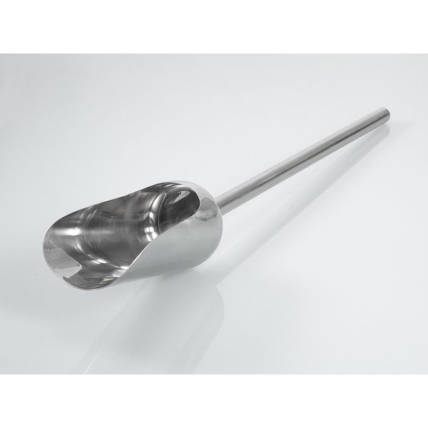 Bürkle Pharma-Schaufel, V4A, 1000 ml, Länge 235 mm, Griff 600 mm
