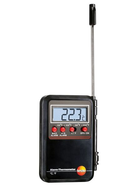 Testo Alarmthermometer sw mit testo-logo -50 bis +150 °C