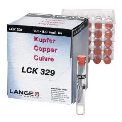 Hach Lange Copper LCK cuvette test, 25/PAK, MR 0.1 - 8.0 mg/l