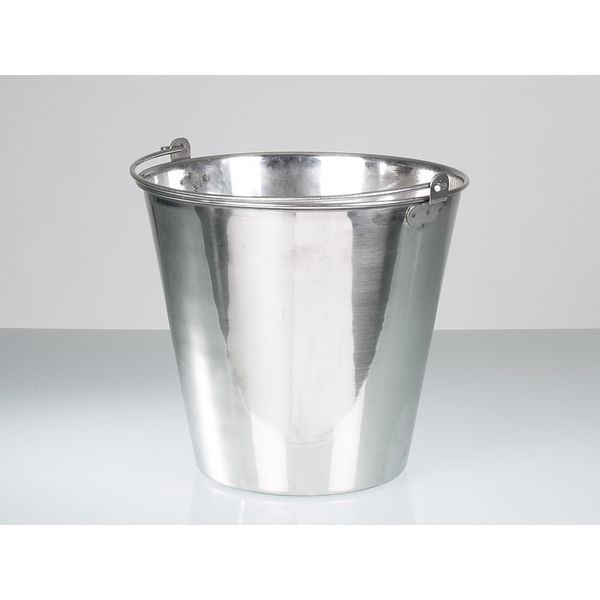 Bürkle Eimer Edelstahl, V2A, Inhalt 15 l