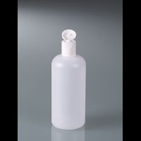 Round bottle w/ snap closure, HDPE, 500 ml