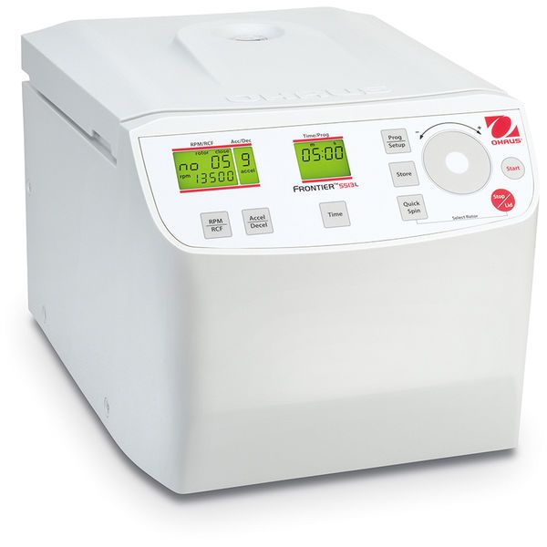 Ohaus Frontier 5000 Micro-Zentrifuge, FC5513L, Höchstlast 18 x 1.5/2 ml, max 14000 rpm, 230 V, mit Winkelrotor 18 x 1.5/2.0 ml