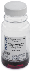 Hach Lange Nährmedium für E.coli und Gesamt Coliforme (P/A) für Presence/Absence-Tests, in steriler Kunststoff-Flasche, 12 St/Pkg