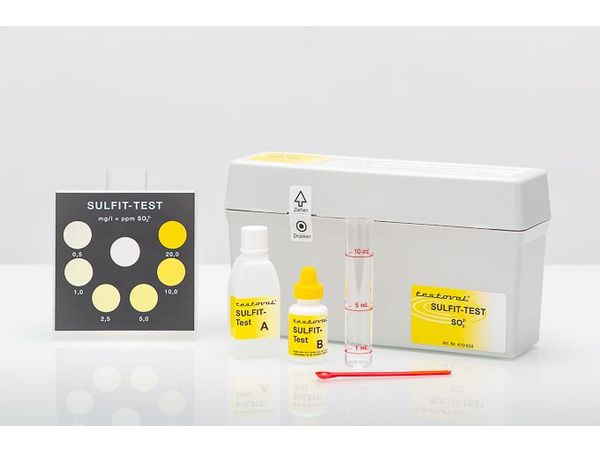 Heyl Testoval Sulfittest, Testbesteck