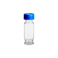 Product Image of Deaktiviertes Klarglas 12 x 32mm Gewindeflaschen, mit Cap und Preslit PTFE/Silikon Septum, 1.5 mL Volumen, 100/PAK