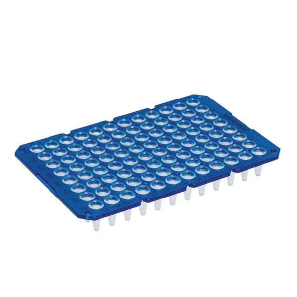Eppendorf twin.tec PCR Plate 96, ohne Rand, niedriges Profil, blau, teilbar, 20 Stk.