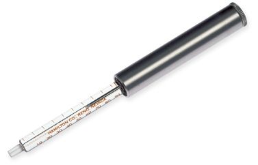 Hamilton 100 μl, Modell 1710 LT Threaded Plunger Spritze, ohne Nadel, max. Druck 1000 psig (68.9 bar), max. Temperatur 50°C/122°F