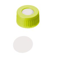 Product Image of Kurzgewindekappe, ND9 PP, gelb, 0,2 mm, PTFE viriginal, 10x100St/Pkg