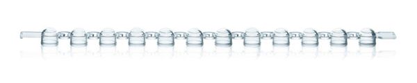 Brand GmbH & Co. KG 12er-Strips PCR-Deckel, gewölbt, farblos, BIO-CERT PCR-Q, 80 St/Pkg