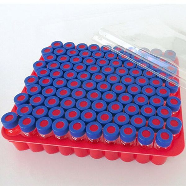Thermo Fisher Scientific SureSTART Kit (vormontiert): 0,4 ml Vial, Klarglas, kurzes Schraubgewinde 9 mm, mit konischem Einsatz, mit AVCS -Kappe (