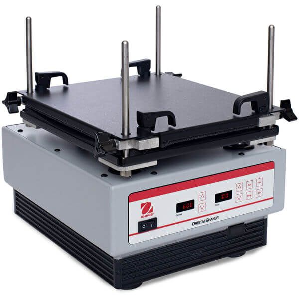 Ohaus Hochgeschwindigkeits-Schüttler, SHHSMPDG, digital, Drehzahl 600 - 2500 U/min, Orbit 3,6 mm, Kapazität 48 Mikroplatten