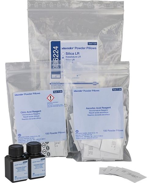 Macherey-Nagel Reagenzien VISOCOLOR Powder Pillows Kieselsäure LR, 100 Tests