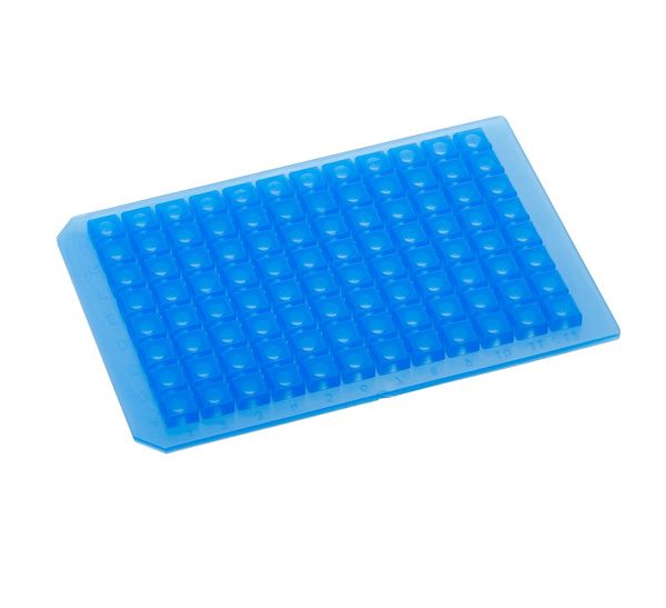 Thermo Fisher Scientific SureSTART WebSeal 96-Well Plate Sealing Mats, Silicone/PTFE Blue, 8 mm, Square, Level 2, Pre-Slit, 5 pc/PAK