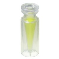 Product Image of Snap Top Vials, Plastic. Clear, 300ul Microvial, An 11mm snap-ring and 12x32mm OD, for use as an autosampler vial, MicroSolv Brand, 1000pc/PAK.