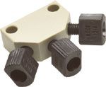 Vici Jour Tee, PEEK, mixing, complete, with 10um Titanium frit