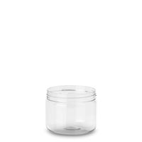 Product Image of Wide Mouth Jar, PETG, clear, round, 250 ml, SD 93, 192 pc/PAK