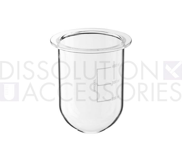 Dissolution Accessories Gefäß, Boro 3.3, klar, 400 ml, Erweka