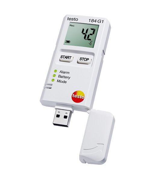 Testo Testo 184 G1 USB Datenlogger Temperatur, Feuchte und Erschütterung