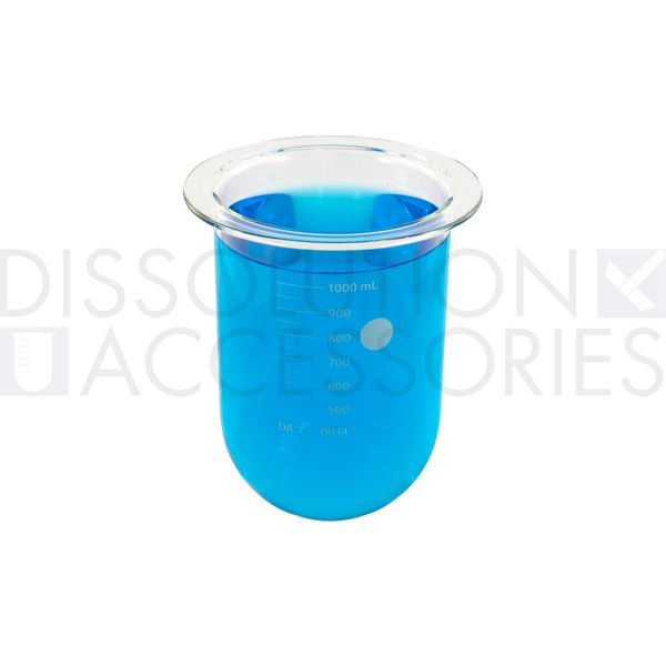 Dissolution Accessories Gefäß, Boro 3.3, klar, 1000 ml, Sotax/Zymark