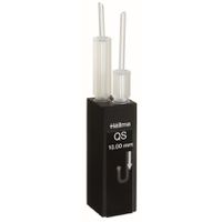 Product Image of Compact Flow-Through Cell, Type 178.710-QS, HP Quartz Glass, WL 200-2500 nm, Pathlength 10 mm, Ø 1.5 mm, Centerheight 8.5 mm, 18 µl, FEP tubing set
