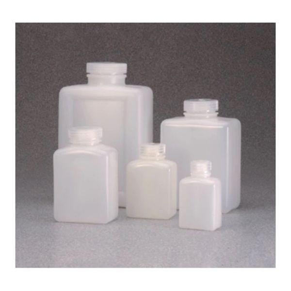 Nalgene Thermo Scientific Vierkantflasche/HDPE 2000 ml mit PP-Schraubverschluss D. 63 mm, 4 St/Pkg