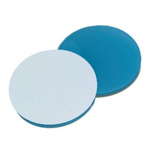 Altmann Analytik Septa, 19 mm diameter, silicone blue transp./PTFE white, 1,3mm, 10 x 100 pc