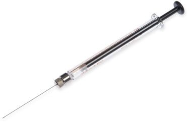 Hamilton 1 ml, Modell 1001 RN-L Spritze, 22 Gauge, 51 mm, point style 2, max. Druck 200 psig (13.8 bar), max. Temperatur 115°C / 239°F, mit 