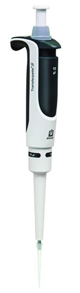 Brand GmbH & Co. KG Ein-Kanal Mikroliterpipette Transferpette S, Fix, 10 μl, F-10, DE-M