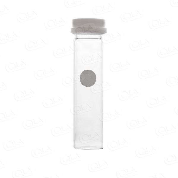 QLA 100mL Clear Glass Bottle and Cap with Viton Liner