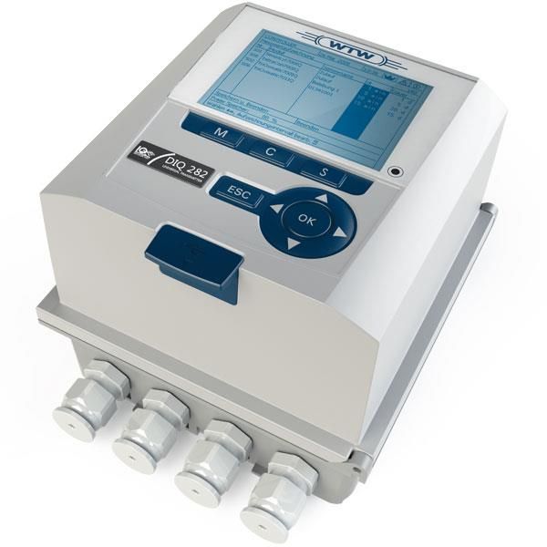 WTW DIQ/S 282-CR3-E Universal-Messumformer, bis zu 2 digit. IQ-Sensoren, mit 3 x 0(4) ... 20 mA, 3 x Relais, mit RJ45-Schnittstelle für Internet-