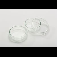 Soda Glass Petri Dishes, 60 mm, with lid, sterile,10/PAK