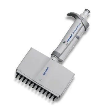 Eppendorf EP Research plus, 12-Kanalpipette, variabel, 0,5 - 10 μl, mittelgrau