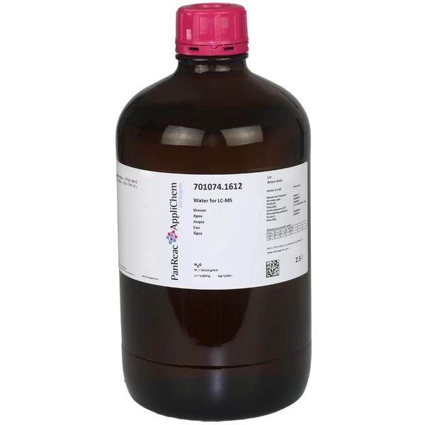 PanReac AppliChem Wasser für die LC-MS, 2,5 L