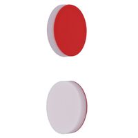 Product Image of Septa, 11mm, for Crimp Caps, White Silicone Rubber / Red PTFE, 1,9mm thick, Use with 11mm caps, MicroSolv Brand, 100 pc/PAK