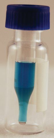 Supelco 0.3ml Zertifiziertes Fläschchen-Kit, QsertVial mit geringer Adsorption (LA) , Braunglas, PTFE/Silikon geschlitzte Septen, 9mm, 100 St/Pkg