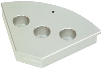 Heidolph Polyblock für 3 x 28 mm Reaktionsgefäße