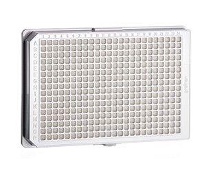 Greiner Bio-One Zellkultur Mikroplatte, 384 Well, PS, F-Boden, μclear , weiß, Cellstar , zellabweisende Oberfläche, Abdeckplatte, steril, 4 x 8 St/Pkg