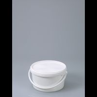 Verpackungseimer, PP weiß, 3 l, mit Deckel, alte Artikelnr. 2327-03