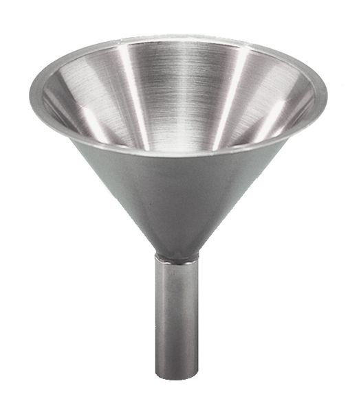 Bochem Spezial-Trichter D. 150mm mit weitem Auslaufrohr, 18/10-Stahl, 150mm lang