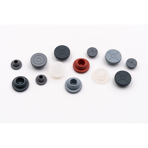 Altmann Analytik 20mm RTS Injektionsstopfen, Brombutyl rotbraun, 48° Shore A , 1000 St/Pkg