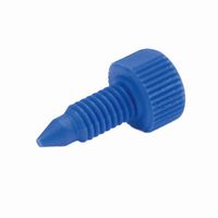 Product Image of Säulenend-Stecker, Nylon, blau, 10-32, 10 St/Pkg