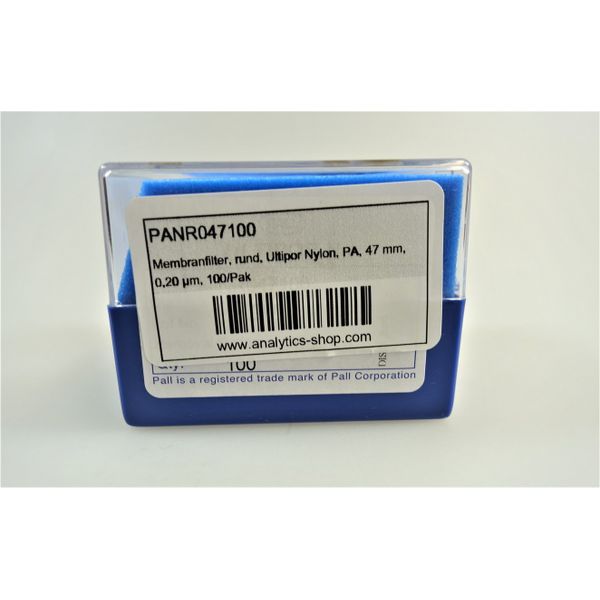 Pall Corporation Membrane filter, round, Ultipor Nylon, PA, 47 mm, 5,00 μm, 100/pac
