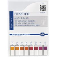 Product Image of Indikatorstäbchen pH-Fix pH 7,5-9,5, farbfixiert, nicht blutend (100 Teststreifen)