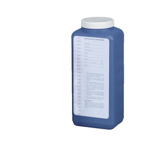 Ratiolab Multipurpose collecting bottles with label, 2.5 l, 60 pc/PAK