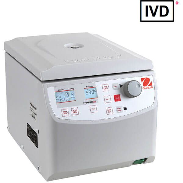 Ohaus Frontier 5000 Micro-Centrifuge FC5515 IVD, 230V, maximum Load 44 x 1,5 / 2,0 ml, 12 x 5 ml, max 15200 rpm, without Rotor